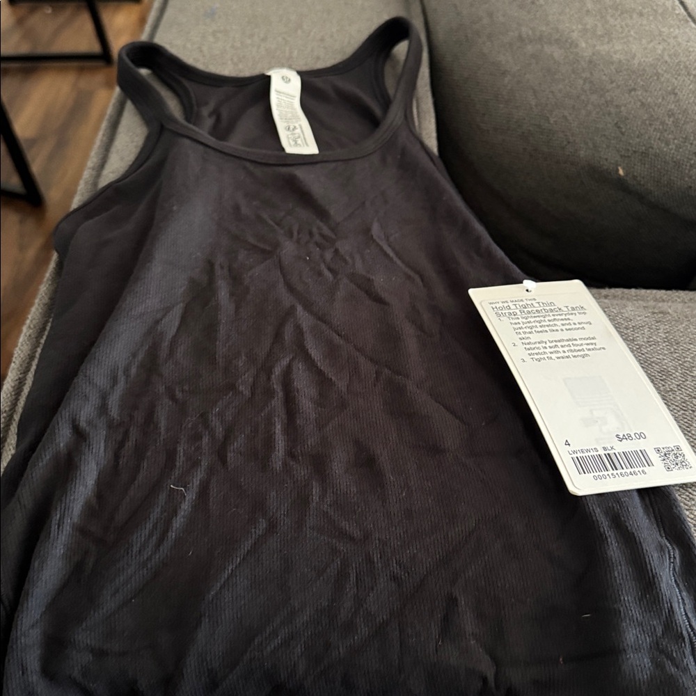 Black Racerback Tank Top - Picture 4 of 4